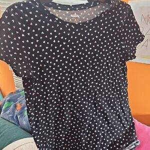 Old Navy Girls Heart Print Tshirt Size 14